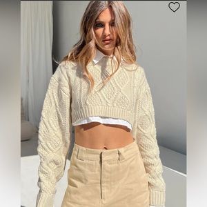 Brand new with tags Princess Polly Cropped Sweater